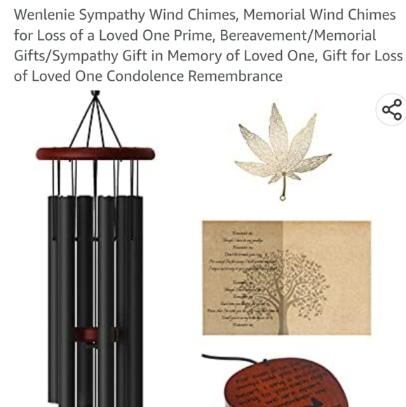 NIB, unopened Memorial Wind Chime - Picture 5 of 5